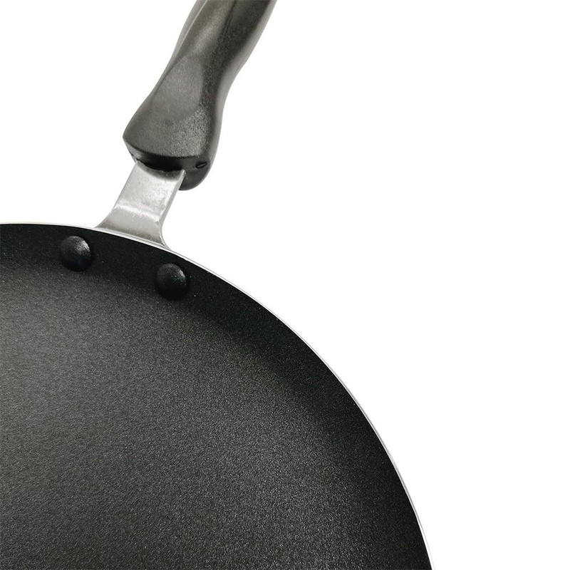 13" Non-Stick Coating Round Griddle Pan Flat Grill With 7"