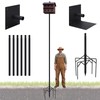 Yaocom 1 Pack 12ft Telescoping Bat House Purple Martin House