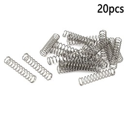 MACHSWON Compression Spring for Electronics Home Appliances Furniture Machinery Stainless Steel Compressed Spring 0.5mm Wire Dia, 5mm OD, 25mm Free Length 20pcs