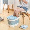 Wet foot bath, foot bath, folding foot bath, leg bath, foot bath foot bath blue