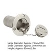 Marine Boat Deck Filler with Keyless Cap Stainless Steel Mirror