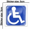 1 x 3D Waterproof 100% UV Protected Invalid Disabled Handicap