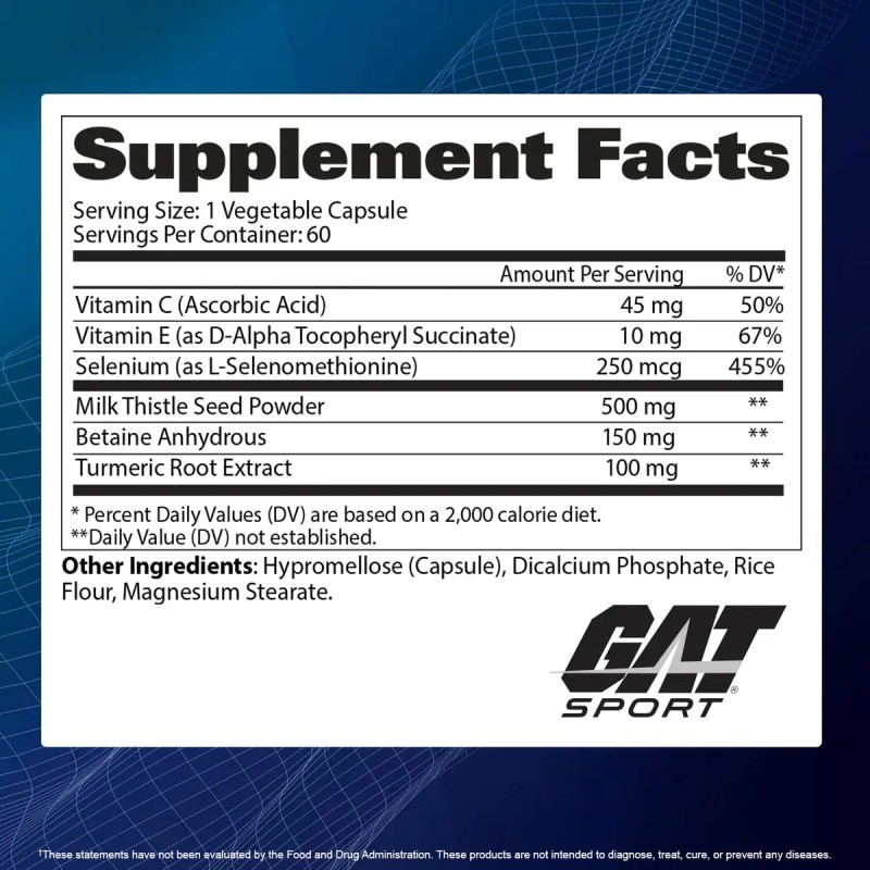 Gat Sport Multivitamínico Limpieza Hígado Tabletas