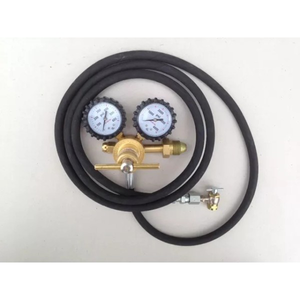 Performance design Nitrogen regulator Kit 8 Ft Hose Schrader Valve