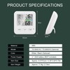 High Precision Magnetic Thermometer Hygrometer Digital Thermo-Hygrometer with LCD Screen