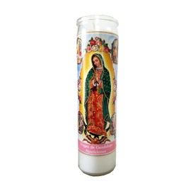 Virgen de Guadalupe Apariciones Devotional Candle