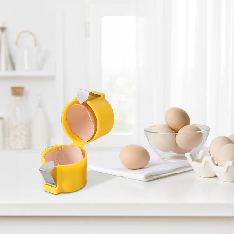Egg Shell Opener, New Egg Cracker Tool for Raw Eggs,