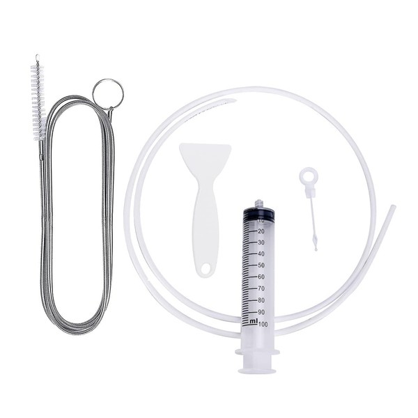Fridge Drain Hole Cleaning Tool Kit,5 PCS Universal Drain Pipe