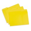 File Folder, 1/3 Cut Tab, Letter Size, Yellow, Great for