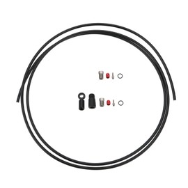 Briny River 1 Set Bicycle Brake Hose Set with Oil Needle and Olive Replacement Part Compatible with SRAM Flat Mount HRD Red Force Apex Bikes 2 Metres Length