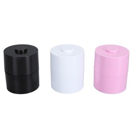 3pcs Eyelash Glue Storage Jar Perfect Sealing Glue Storage Container for Eyelash Extension 200ml Capacity Black White Pink