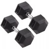 Venbytech for Hex Dumbbells Strength Training Workout Equipment Set, 40