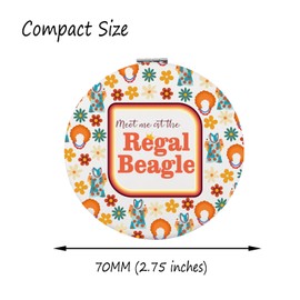 FAADBUK Mrs Roper Gift Mrs Roper Fan Gift Company TV Show Gift Mrs Roper Pocket Mirror for Her (Meet Me at Mirror)