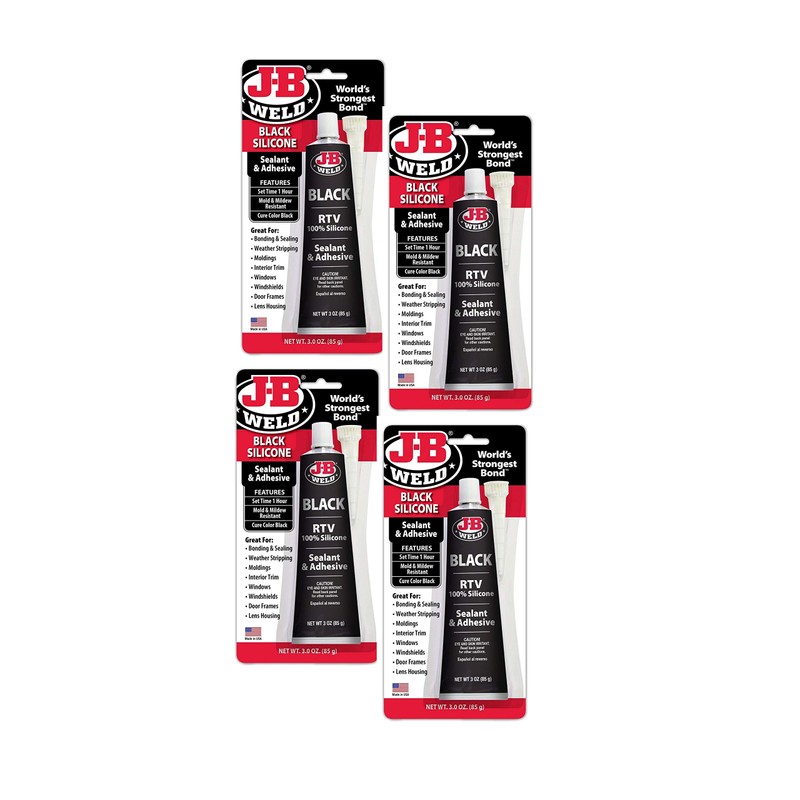 J-B Weld 31319 Black RTV Silicone Sealant and Adhesive -