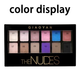Nude Eyeshadow Palette, 12 Multi Shade Nude Eyeshadow Makeup Palette, Makeup for Beginners, for Women and Girls (2)