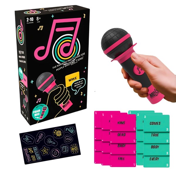 Music Party Games, Family Karaoke Board Game for 2-10 Players,