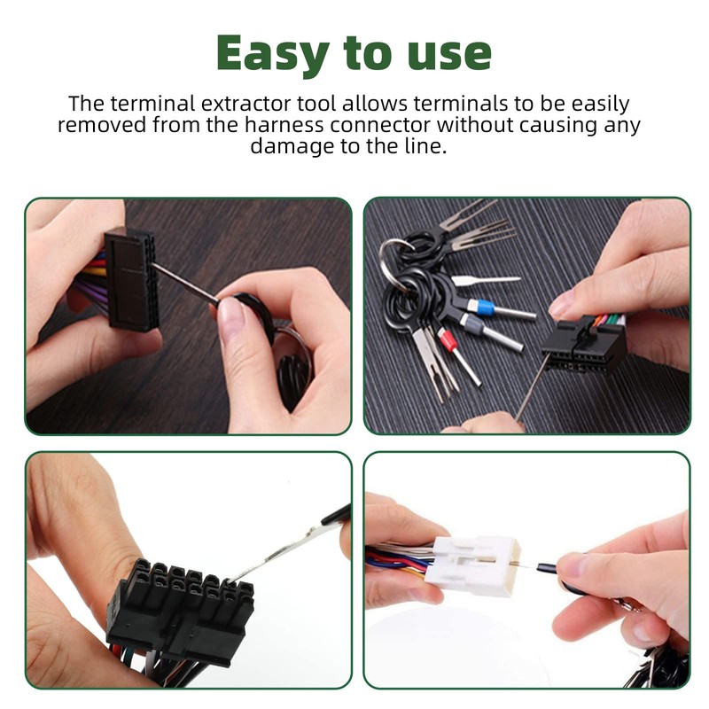 Keadic Terminal Extractor Removal Tool Kit, STK Terminal Removal Tool