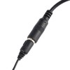 Akozon Black External 3.5mm Microphone Clip On Microphone Adapter Cable