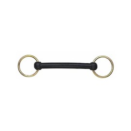 Shires Rubber Covered Overcheck Bradoon 4"