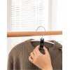 100 Pcs Clothes Hanger Connector Hooks,Heavy Duty Plastic 5 Colors-100