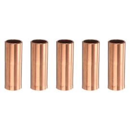 HARFINGTON 5pcs Mig Welding Gun Nozzle 0.6" Orifice 21-62F Gas Welding Gun Nozzle Copper Nickel Plating Welding Gun Accessory for 100L/Tweco Mini/#1 Mig Welding Guns