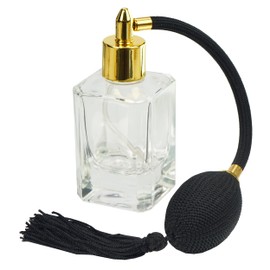 Fantasia Flakon 46184, Quadrat, mit Ballpumpe, für 50 ml