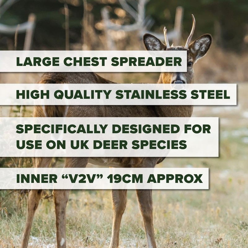 BushWear Chest Spreader - Large Spreader.., Made from stainless steel.