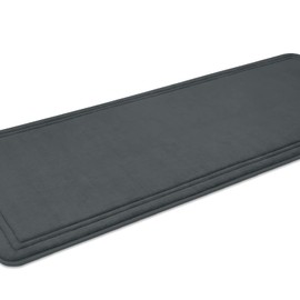 ITSOFT Memory Foam Bath Mat, Non-Slip, Super Soft & Washable, Perfect for Your Bathroom (Charcoal Grey, 150 x 58 cm)