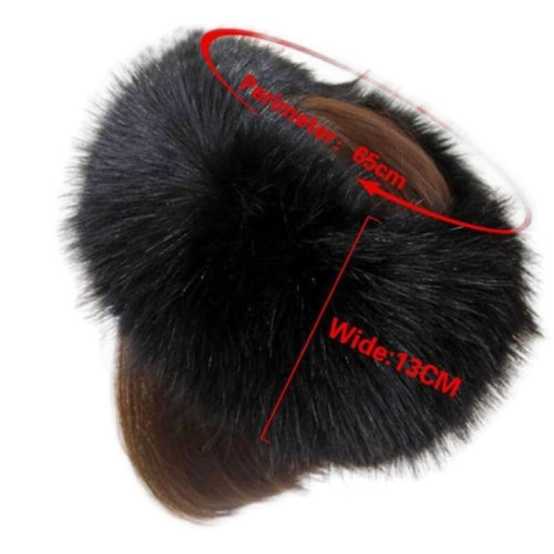 Mangroo Winter Warm Faux Fur Hat Fluffy Emptyless Beanies Cap