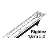 Pretul PRO-5MEB-R, Flexómetro, verde, 5 m, cinta 19 mm tarjeta