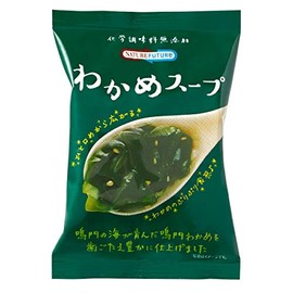 Cosmos Foods Freeze Dried, No Chemical Seasoning Additives, Soup, 10 Meals, NATURE FUTURe Wakame Soup, Long-term Storage, Reservoirs, Disaster Foods, Long Term, Easy, Easy to Use