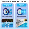 Above Ground Pool Lights with APP Control 20W RGB Dimmable