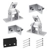2 Sets (4Pcs) Solar Panel Mounting Brackets - Adjustable Solar