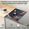 Bald Eagle Dishwasher Magnets Decorative Cover,4th of July Waterproof Magnetic