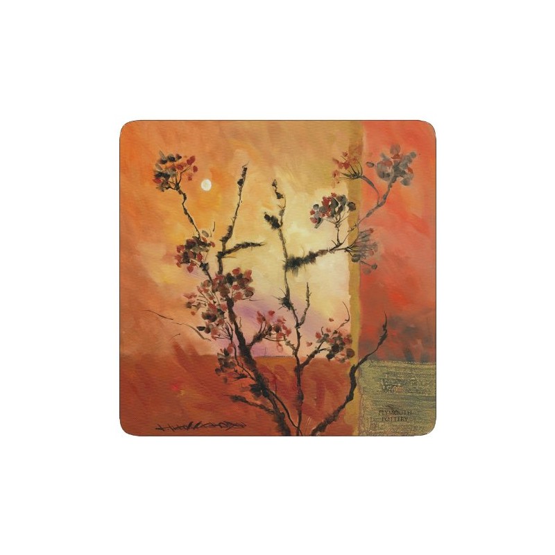Plymouth Pottery - Sunset Coasters - Set of 6