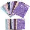GORGECRAFT Pack of 40 Textured Scrapbook Decorative Paper Sheets Random