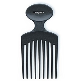 Termix Peine Profesional con Titanio 878  Cabello rizado y afro, 6,5 cm, 9 púas anchas, titanio resistente, alto calor                                