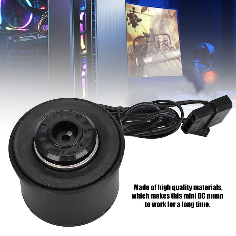 12V DC Water Pump 1100L/H Flow 5000rpm Fast Heat Dissipation