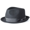 Basic Ench Premium Charm Fedra Felt Hat, Hat, High Quality
