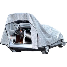 Aluminum Shade Cloth -for Car,90% Heat Reflective Tarp Sunblock Neting,Durable Mesh Tarp with Grommets,Shade Cloth for Garden,Outdoor Pergola,Chicken Coop and Dog Kennel(Silver)