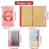 PU Leather Notebook Diary, Refillable Journal, A5 Pink Travel Notebook