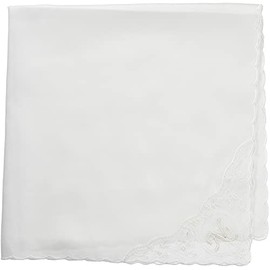 Intermode Women's Initial Handkerchief 40505005 5006 Handkerchief, Initial N White
