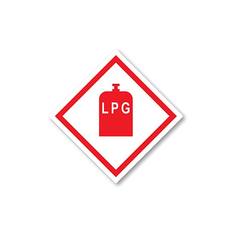 Signs247 LPG Sticker for Caravan Campervan Motorhome