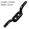 Washing Line Cord Cleat Hooks - Heavy Duty Metal Trailer