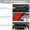 Jimen for Bronco Visor Organizer, Sun Visor Storage Box Sunglasses