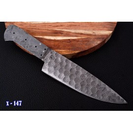 Aj sanity knife Sheath Damascus steel chef Knife, Handmade Damascus kitchen knife blank blade x147