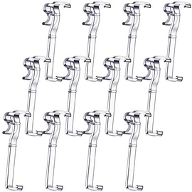 Valance Clips 3.25 Inch Blind Valance Clips Hidden Valance Clips Hidden Valance Clips Window Blind Clips Clear Plastic Valance Retainer Clips Window Valance Clips (12)