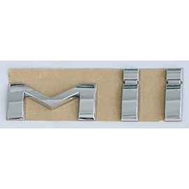 Seat 1SL853687739 Lettering MII Sticker Logo Emblem Model Lettering Silver