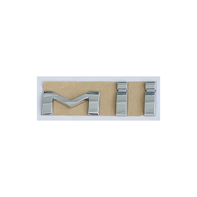 Seat 1SL853687739 Lettering MII Sticker Logo Emblem Model Lettering Silver