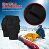 Snowboarding Protective Padded Shorts Skiing Hip Protector Padded Short for